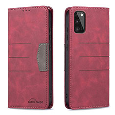Coque Portefeuille Livre Cuir Etui Clapet B01F pour Samsung Galaxy A41 Rouge