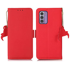 Coque Portefeuille Livre Cuir Etui Clapet B01H pour Nokia G310 5G Rouge