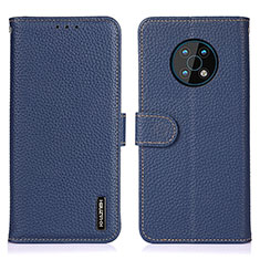 Coque Portefeuille Livre Cuir Etui Clapet B01H pour Nokia G50 5G Bleu