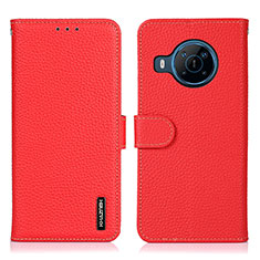 Coque Portefeuille Livre Cuir Etui Clapet B01H pour Nokia X100 5G Rouge
