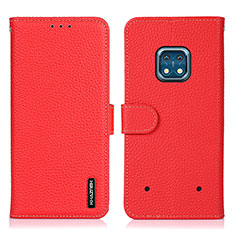 Coque Portefeuille Livre Cuir Etui Clapet B01H pour Nokia XR20 Rouge