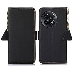 Coque Portefeuille Livre Cuir Etui Clapet B01H pour OnePlus 11R 5G Noir