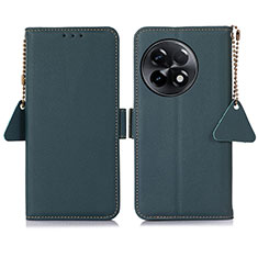 Coque Portefeuille Livre Cuir Etui Clapet B01H pour OnePlus Ace 2 5G Vert