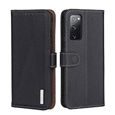 Coque Portefeuille Livre Cuir Etui Clapet B01H pour Samsung Galaxy A03s Noir