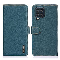 Coque Portefeuille Livre Cuir Etui Clapet B01H pour Samsung Galaxy M32 4G Vert