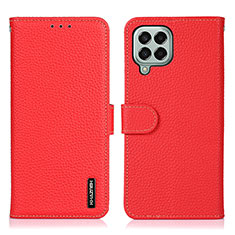 Coque Portefeuille Livre Cuir Etui Clapet B01H pour Samsung Galaxy M33 5G Rouge