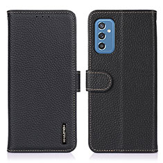 Coque Portefeuille Livre Cuir Etui Clapet B01H pour Samsung Galaxy M52 5G Noir