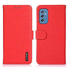 Coque Portefeuille Livre Cuir Etui Clapet B01H pour Samsung Galaxy M52 5G Rouge