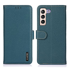 Coque Portefeuille Livre Cuir Etui Clapet B01H pour Samsung Galaxy S21 Plus 5G Vert