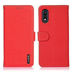 Coque Portefeuille Livre Cuir Etui Clapet B01H pour Sony Xperia Ace II Rouge