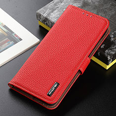 Coque Portefeuille Livre Cuir Etui Clapet B01H pour Xiaomi Redmi 9A Rouge