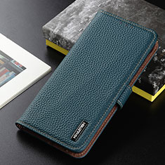 Coque Portefeuille Livre Cuir Etui Clapet B01H pour Xiaomi Redmi 9A Vert