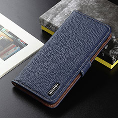 Coque Portefeuille Livre Cuir Etui Clapet B01H pour Xiaomi Redmi 9i Bleu