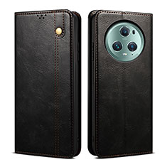 Coque Portefeuille Livre Cuir Etui Clapet B01S pour Huawei Honor Magic5 5G Noir