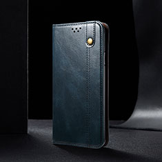 Coque Portefeuille Livre Cuir Etui Clapet B01S pour Samsung Galaxy M12 Bleu