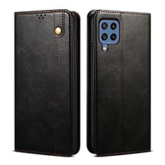 Coque Portefeuille Livre Cuir Etui Clapet B01S pour Samsung Galaxy M32 4G Noir