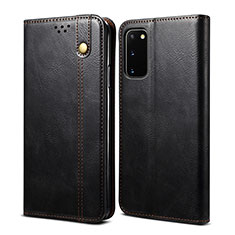 Coque Portefeuille Livre Cuir Etui Clapet B01S pour Samsung Galaxy S20 FE 4G Noir