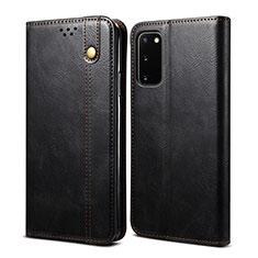 Coque Portefeuille Livre Cuir Etui Clapet B01S pour Samsung Galaxy S20 FE 5G Noir