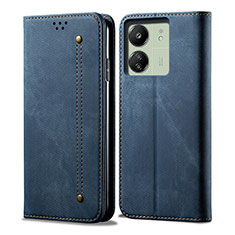 Coque Portefeuille Livre Cuir Etui Clapet B01S pour Xiaomi Poco C65 Bleu