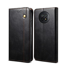 Coque Portefeuille Livre Cuir Etui Clapet B01S pour Xiaomi Redmi Note 9T 5G Noir