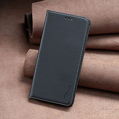 Coque Portefeuille Livre Cuir Etui Clapet B02F pour Nokia C210 Noir