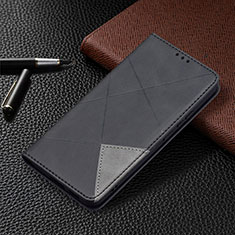 Coque Portefeuille Livre Cuir Etui Clapet B02F pour Samsung Galaxy S21 5G Noir