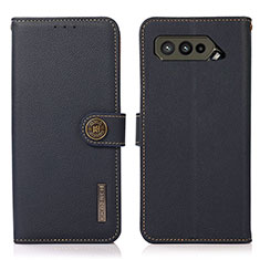 Coque Portefeuille Livre Cuir Etui Clapet B02H pour Asus ROG Phone 5 Ultimate Bleu