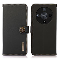 Coque Portefeuille Livre Cuir Etui Clapet B02H pour Huawei Honor Magic6 Lite 5G Noir
