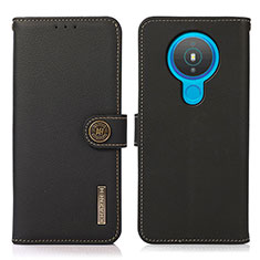 Coque Portefeuille Livre Cuir Etui Clapet B02H pour Nokia 1.4 Noir