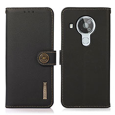 Coque Portefeuille Livre Cuir Etui Clapet B02H pour Nokia 7.3 Noir
