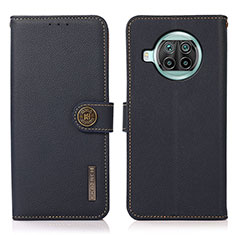 Coque Portefeuille Livre Cuir Etui Clapet B02H pour Xiaomi Mi 10i 5G Bleu