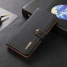 Coque Portefeuille Livre Cuir Etui Clapet B02H pour Xiaomi Mi 12S Ultra 5G Noir
