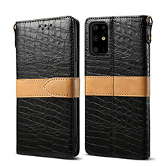 Coque Portefeuille Livre Cuir Etui Clapet B02S pour Samsung Galaxy S20 Plus 5G Noir