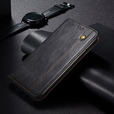 Coque Portefeuille Livre Cuir Etui Clapet B02S pour Xiaomi POCO M3 Pro 5G Noir