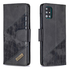 Coque Portefeuille Livre Cuir Etui Clapet B03F pour Samsung Galaxy A51 5G Noir