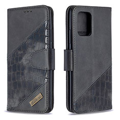 Coque Portefeuille Livre Cuir Etui Clapet B03F pour Samsung Galaxy A91 Noir