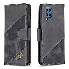 Coque Portefeuille Livre Cuir Etui Clapet B03F pour Samsung Galaxy M32 4G Noir