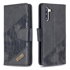 Coque Portefeuille Livre Cuir Etui Clapet B03F pour Samsung Galaxy Note 10 5G Noir