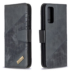 Coque Portefeuille Livre Cuir Etui Clapet B03F pour Samsung Galaxy S20 FE 5G Noir