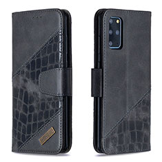Coque Portefeuille Livre Cuir Etui Clapet B03F pour Samsung Galaxy S20 Plus Noir