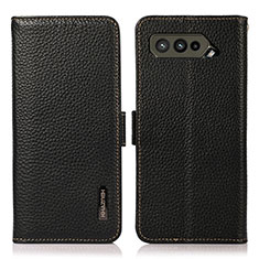 Coque Portefeuille Livre Cuir Etui Clapet B03H pour Asus ROG Phone 5s Noir