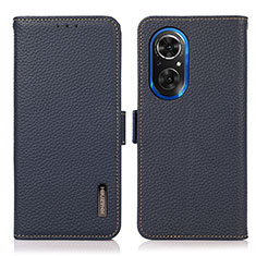 Coque Portefeuille Livre Cuir Etui Clapet B03H pour Huawei Honor 50 SE 5G Bleu