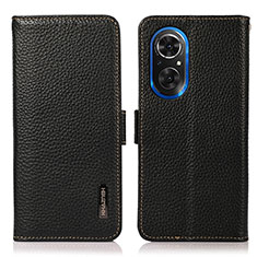 Coque Portefeuille Livre Cuir Etui Clapet B03H pour Huawei Honor 50 SE 5G Noir