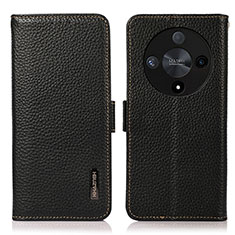 Coque Portefeuille Livre Cuir Etui Clapet B03H pour Huawei Honor Magic6 Lite 5G Noir