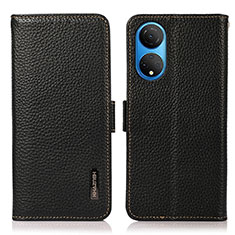 Coque Portefeuille Livre Cuir Etui Clapet B03H pour Huawei Honor X7 Noir
