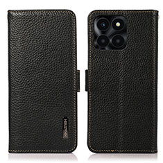 Coque Portefeuille Livre Cuir Etui Clapet B03H pour Huawei Honor X8b Noir