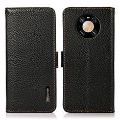 Coque Portefeuille Livre Cuir Etui Clapet B03H pour Huawei Mate 40 Pro Noir