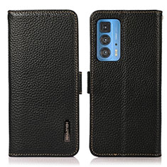 Coque Portefeuille Livre Cuir Etui Clapet B03H pour Motorola Moto Edge S Pro 5G Noir