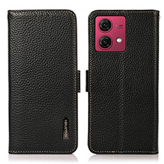 Coque Portefeuille Livre Cuir Etui Clapet B03H pour Motorola Moto G84 5G Noir
