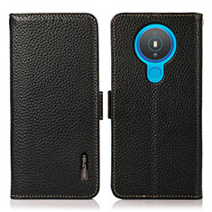 Coque Portefeuille Livre Cuir Etui Clapet B03H pour Nokia 1.4 Noir